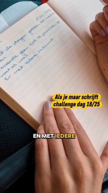 5 minuten en 40 seconden⏰️ In die tijd kan je wat scrollen of Bohemian Rapsody een keer luisteren, maar je kunt ook even een gedichtje schrijven. 

Binnen mijn 'Als je maar schrijft challenge' gaat het er dus niet om of het goed is, of af of mooi... Als je maar gewoon even geschreven hebt😌

Je eigen bingokaart kun je nog steeds downloaden via de link in mijn bio!✒️