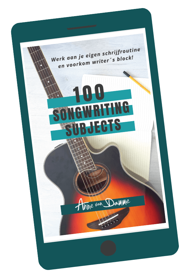 100 gratis schrijfonderwerpen voor het schrijven van liedjes als muzikant.